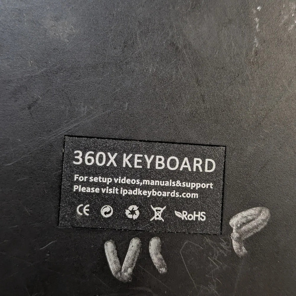 360X All In One 360 Degree Keyboard Case For iPad 9.7" Multi Color Backlight - Picture 5 of 5